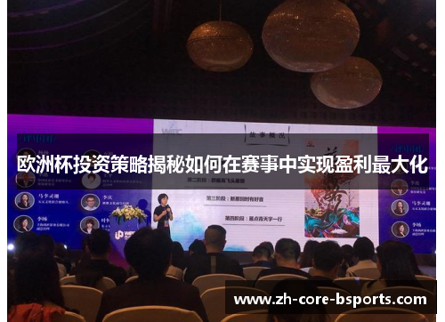 欧洲杯投资策略揭秘如何在赛事中实现盈利最大化